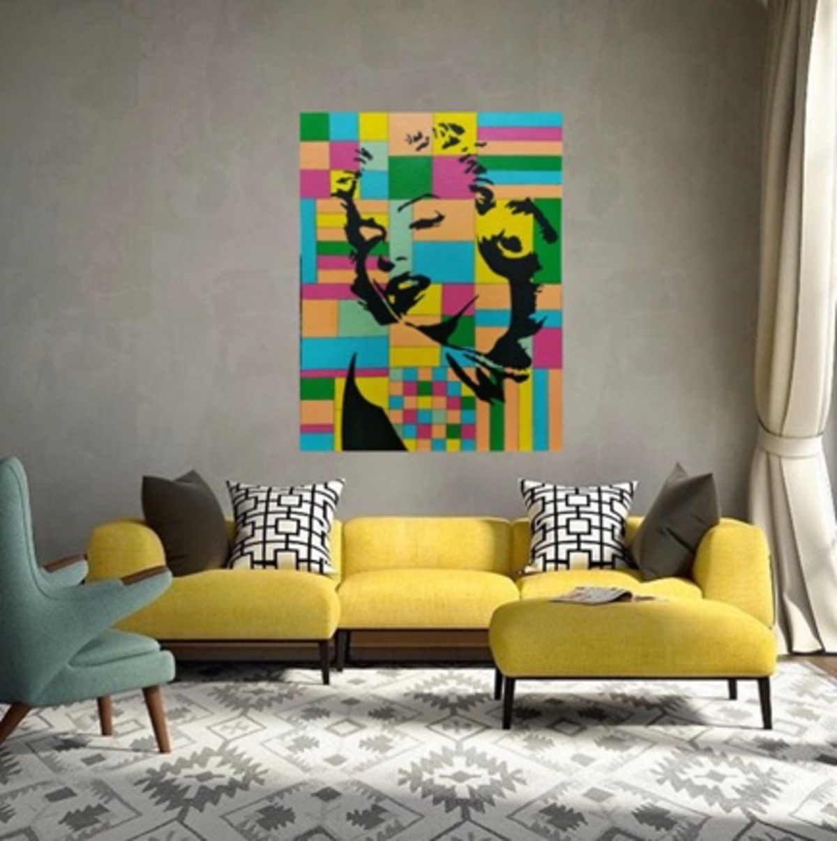 Pop art interior design: A vibrant fusion of colour, iconography, and everyday art